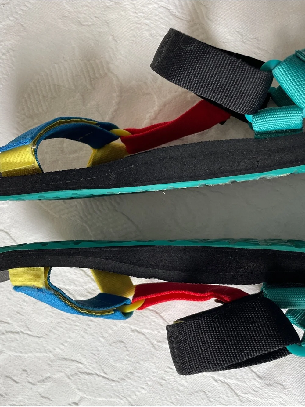 Teva original, universal Multicolor Strap Sandals - Black Red Blue Yellow Teal